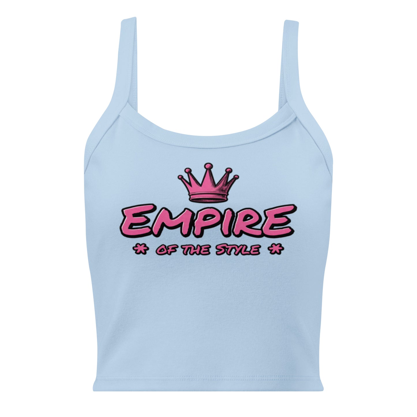 Damen-Tanktop mit feiner Rippstruktur – Empire of the Style – Produktansicht 5