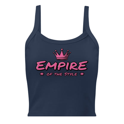 Damen-Tanktop mit feiner Rippstruktur – Empire of the Style – Produktansicht 6
