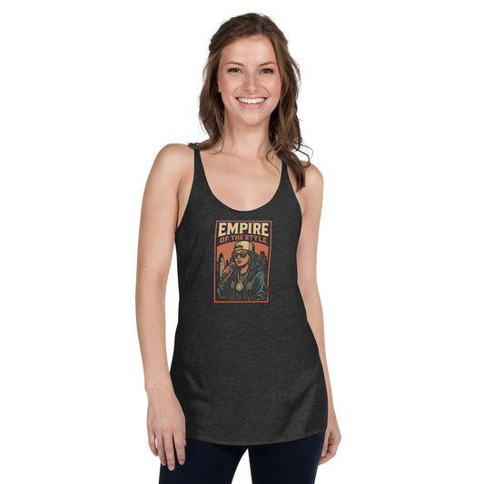 Racerback-Tanktop – Hip-Hop Queen – Produktansicht 1